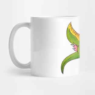 Little Green Parakeet Mug